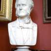 View of marble bust of James Warburton Begbie by Sir John Steell, 1877, in the Hall.