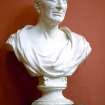 View of plaster bust of Andrew Duncan senior, in the Hall.