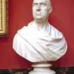 View of plaster bust of Dr James Gregory, in the Hall.