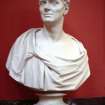 View of plaster bust of Dr Edward Turner by Timothy Butler, 1837, in the Hall.