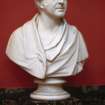 View of plaster bust of Richard Bright by William Behnes, 1836, in the Hall.