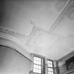 Interior.
Detail of stucco ceiling and cornice.