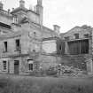 View of East wing in half-demolished state, Duff House.