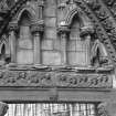 Detail of blind arches on West entrance front of Holyrood Abbey