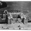 Aerial view of Holyrood Palace and Abbey.