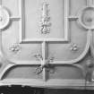 Interior-detail of plaster ceiling in Parlour