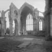 Interior, Melrose Abbey.
View of N transept.
