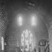 South Queensferry, Carmelite Friary Church.
View of interior of chancel from West.
