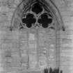 Detail of window in S transept.