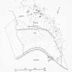 Publication drawing; St Kilda, village, distribution plan of early structures.