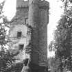 General view of Burgie Castle.