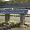View of Information Point, on N bank of Union Canal on E side of bridge at Ratho.