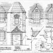 Drawing showing details of Hamilton House, Prestonpans (also known as Magdalen's House).
