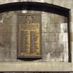 View of war memorial on N side of Fountain Brewery (now in storage).