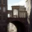 View from S of Regents Bridge Arch on S side of Waterloo Place.