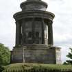 View of Burns' Monument, Regent Road, Edinburgh.