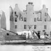 Photographic copy of a sketch by Dr. Ross of the front of Wormwood Hall.
Insc. 'Newington Edinburgh. Now removed. Wormwood Hall. 4th August.'
