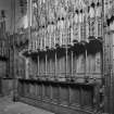 Interior-general view of stalls in Thistle Chapel