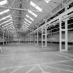 Motherwell, Craigneuk Street, Anderson Boyes
Machine Shop (Dept. 20, built 1899): Interior view from W.  The machine tools have been moved to other parts of the factory, and the building is now disused