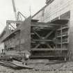 View of caisson, Rosyth dockyard.
Titled: 'No 2  Caisson 'B'. Nov 13 1913'.

