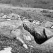 Detailed view of cist.