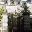 View of gates and gate piers.