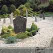 View of 'Standing Stones', in garden of 1 West Camus Road.
