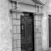 Detail of main entrance doorway.