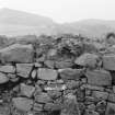Inner face, SE wall. An image from the Buteshire Natural History Society archaeology photograph album, held at Bute Museum.