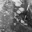 Working shot. An image from the Buteshire Natural History Society archaeology photograph album, held at Bute Museum.