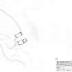 RCAHMS survey drawing; plan of the farmstead at Achavoulaig Butt, undertaken with local volunteers.