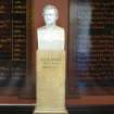 View of bust of David Bryce, within entrance hall of Royal Infirmary of Edinburgh.