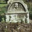 Detail of gravestone at Falkland.
