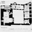 Photograph of drawing showing First Floor Plan.
