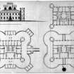 Inveraray Castle, interior.
Drawing of design for C1 balcony.