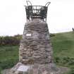 View of cairn on Calton Hill.