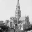 Edinburgh, Palmerston Place, St. Mary's Episcopal Cathedral.
View before addition of the chapter house and twin spires.