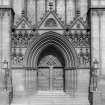 Detail of West door, St Giles Cathedral, Edinburgh.