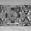 Photographic copy of drawing. Gallery ceiling from a drawing by Hamilton More Nisbett