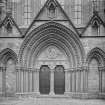 Edinburgh, Palmerston Place, St. Mary's Episcopal Cathedral.
West door.