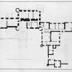 Methven Castle.
Plan of ground floor (?)