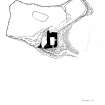 RCAHMS publication drawing; Coroghon Castle, Canna, floor plans