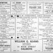 Scanned copy of a slide of a programme for Newtongrange Picture Palace programme. Lent for copying by the Gorebridge and District Local History Society.