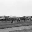 Scanned copy of a slide of the Putting Green in the Welfare Park,  Newtongrange. Lent for copying by the Gorebridge and District Local History Society.