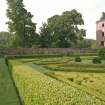 View of north wall of garden from SE.