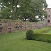 View of west wall of garden from SE.