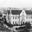 Scanned copy of a slide of Newtongrange House,  Newtongrange. Lent for copying by the Gorebridge and District Local History Society.