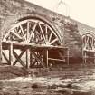 Historic photographic view of Auld Bridge, Ayr, from South-East.