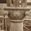 Historic photographic view showing detail of column capital.
Dalziel North Parish Church, Motherwell.