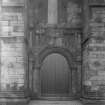 General view of North doorway of Holyrood Abbey (Chapel Royal)